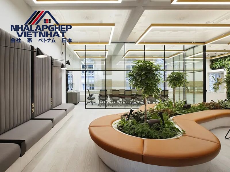 Giải pháp sửa chữa văn phòng bằng vật liệu nhẹ hiện đại, thẩm mỹ, nâng tầm không gian làm việc 