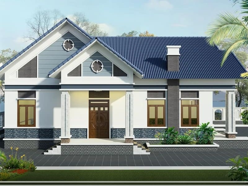 Gợi ý vật liệu thiết kế nhà phố tiền chế 2 tầng 4x10 2 phòng ngủ trên nền đất yếu